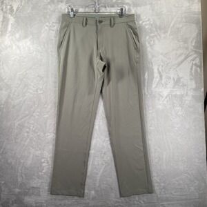 Free Fly Apparel Pants men's 32x32 Performance Stretch Chino Green Flat Front